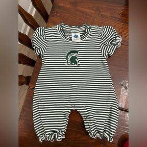 Michigan State Puff Sleeve One Piece